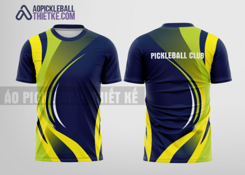 Mẫu áo chơi pickleball CLB Bình Thuận màu tím than thiết kế chất lượng PB12