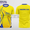 Mẫu áo chơi pickleball CLB Quảng Trị màu vàng thiết kế giá rẻ PB51