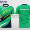 Mẫu áo đồng phục bóng cầu CLB Tiền Giang màu xanh ngọc thiết kế đẹp PB59