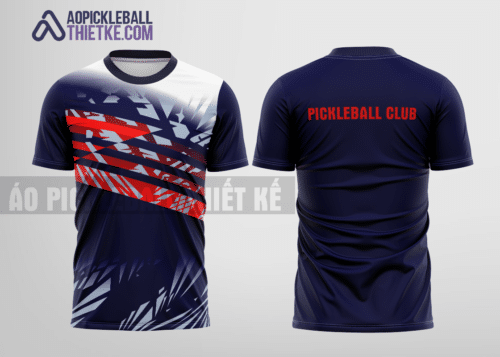 Mẫu áo đồng phục pickleball CLB Quận Hoàng Mai màu tím than thiết kế tương lai PB72