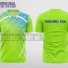 Mẫu áo giải bóng cầu CLB Vĩnh Long màu xanh nõn chuối tự thiết kế PB62