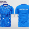 Mẫu áo pickleball CLB Huyện Đan Phượng màu xanh da trời thiết kế nữ PB80
