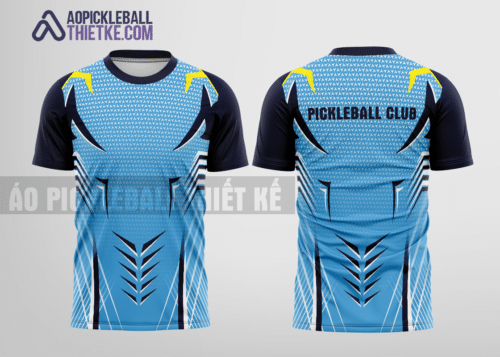Mẫu áo thể thao pickleball CLB Bạc Liêu màu xanh da trời thiết kế đẹp PB4