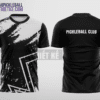 Mẫu áo thể thao pickleball CLB Tp Thủ Đức màu đen thiết kế thương hiệu PB95