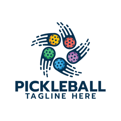 Mẫu logo Pickleball đẹp cho đội, nhóm, câu lạc bộ-05