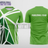 Mẫu quần áo pickleball CLB Quận 6 màu xanh lá thiết kế cao cấp PB100