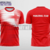 Mẫu áo chơi pickleball CLB Châu Đốc màu đỏ thiết kế chất lượng PB220
