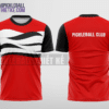Mẫu áo chơi pickleball CLB Chư Sê màu đỏ thiết kế chất lượng PB246