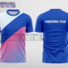 Mẫu áo chơi pickleball CLB Điện Biên Đông màu xanh dương thiết kế giá rẻ PB285