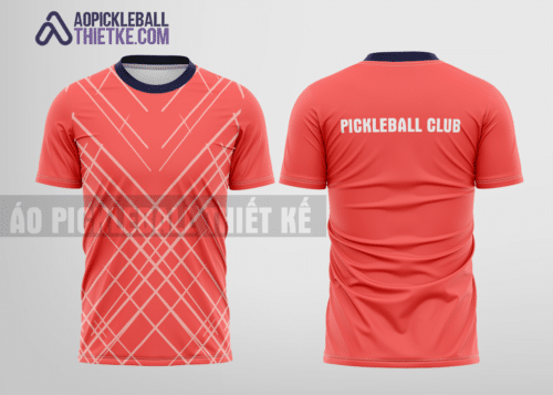 Mẫu áo giải pickleball CLB Anh Sơn màu hồng thiết kế chất lượng PB127