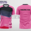 Mẫu áo giải pickleball CLB Bình Thạnh màu hồng thiết kế chất lượng PB179