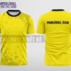 Mẫu áo giải pickleball CLB Cần Đước màu vàng thiết kế chất lượng PB205