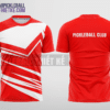 Mẫu áo pickleball CLB Bắc Ninh màu đỏ thiết kế đẳng cấp PB145