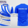 Mẫu áo pickleball CLB Châu Thành màu xanh biển thiết kế đẳng cấp PB223