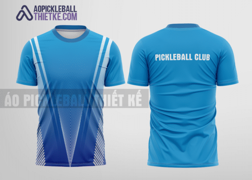 Mẫu áo pickleball CLB Đầm Dơi màu xanh da trời thiết kế đẳng cấp PB275