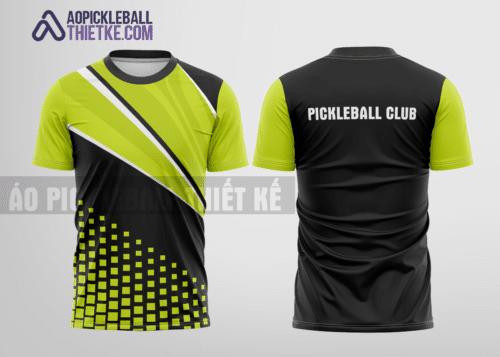 Mẫu áo thể thao pickleball CLB Bắc Sơn màu xanh chuối thiết kế thương hiệu PB147