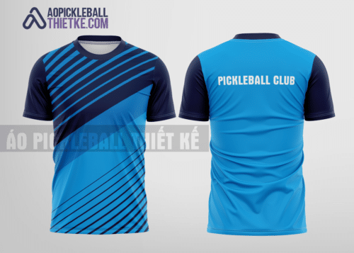 Mẫu áo thể thao pickleball CLB Buôn Đôn màu xanh da trời thiết kế đẹp PB186