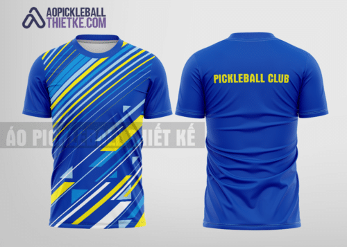 Mẫu áo thể thao pickleball CLB Quận Gò Vấp màu xanh dương thiết kế đẹp PB108