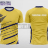 Mẫu áo thi đấu pickleball CLB Ba Chẽ màu vàng thiết kế tốt nhất PB130