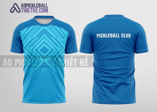 Mẫu áo thi đấu pickleball CLB Bạc Liêu màu xanh da trời thiết kế uy tín PB143