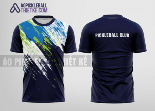 Mẫu áo thi đấu pickleball CLB Bình Đại màu tím than thiết kế uy tín PB169