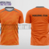 Mẫu áo thi đấu pickleball CLB Bố Trạch màu cam thiết kế tốt nhất PB182