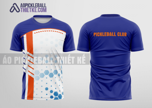 Mẫu áo thi đấu pickleball CLB Cẩm Giàng màu xanh biển thiết kế uy tín PB195