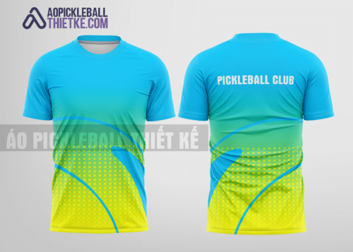 Mẫu áo thi đấu pickleball CLB Can Lộc màu xanh da trời thiết kế tốt nhất PB208
