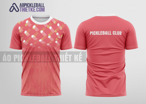Mẫu áo thi đấu pickleball CLB Đông Hà màu hồng thiết kế uy tín PB299