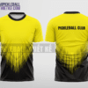 Mẫu trang phục pickleball CLB Bàu Bàng màu vàng thiết kế in đẹp PB161