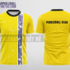 Mẫu trang phục pickleball CLB Đại Từ màu vàng thiết kế in đẹp PB265