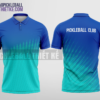 Mẫu áo cài cúc pickleball CLB Sông Mã màu xanh biển thiết kế chính hãng PL130