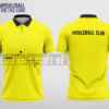 Mẫu áo polo giải pickleball CLB Ecopark màu vàng thiết kế giá rẻ PL152