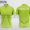 Mẫu áo thể thao polo pickleball CLB Tân Hồng màu xanh nõn chuối thiết kế ấn tượng PL146