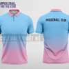 Mẫu áo thể thao polo pickleball CLB Vĩnh Lợi màu hồng thiết kế tương lai PL276