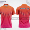 Mẫu áo thun polo pickleball CLB Phú Cát màu cam thiết kế cá tính PL868