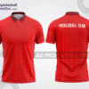 Mẫu quần áo cổ trụ pickleball CLB Phương Mai màu đỏ thiết kế thương hiệu PL829